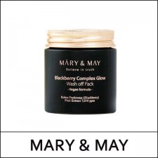 [MARY & MAY] (bo) Blackberry Complex Glow Wash Off Pack 125g / 31150(5) / 12,200 won(R)
